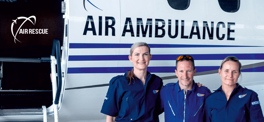 Air Rescue Group Team at the Air Ambulance
